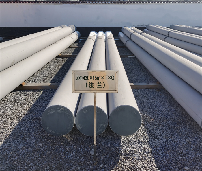 汝城430×15米×T×G砼电力电杆