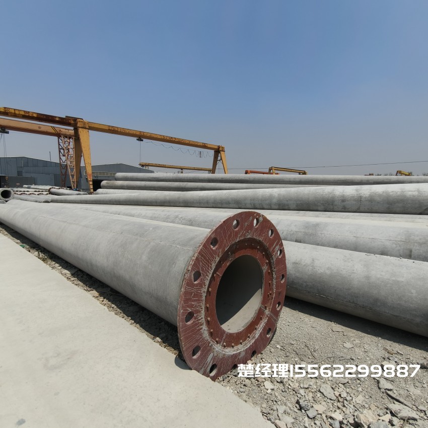 汝城12米无拉线电杆